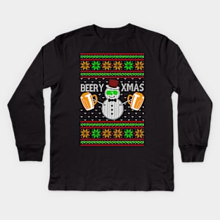 Beery Xmas Kids Long Sleeve T-Shirt